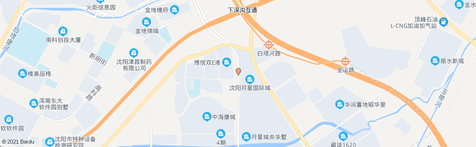 沈阳沈中大街白塔河路_公交站地图_沈阳公交_妙搜公交查询2024