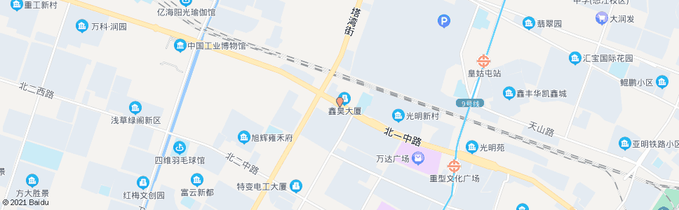 沈阳北一路保工街东_公交站地图_沈阳公交_妙搜公交查询2024