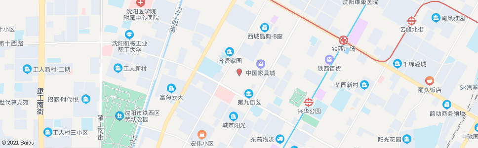 沈阳南九路兴顺街_公交站地图_沈阳公交_妙搜公交查询2024