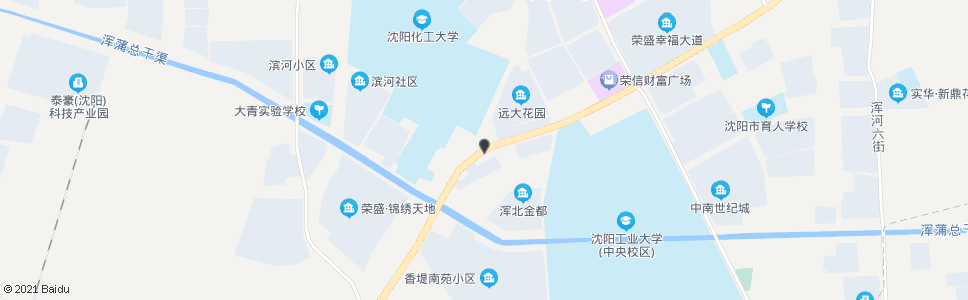 沈阳沈阳化工学院东门_公交站地图_沈阳公交_妙搜公交查询2024