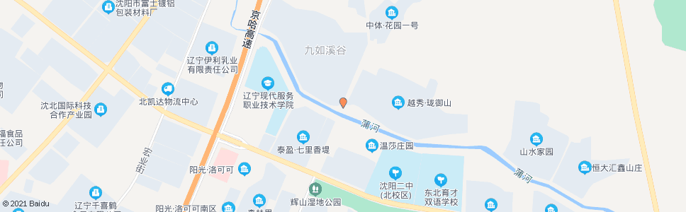 沈阳蒲北路人和街_公交站地图_沈阳公交_妙搜公交查询2024