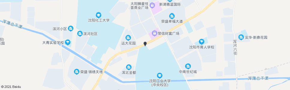 沈阳工业大学中央校区北门_公交站地图_沈阳公交_妙搜公交查询2024