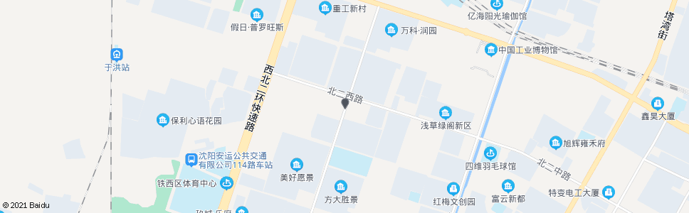 沈阳肇工街北二路_公交站地图_沈阳公交_妙搜公交查询2024