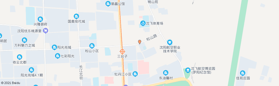 沈阳松山路南(松山路147号)_公交站地图_沈阳公交_妙搜公交查询2024