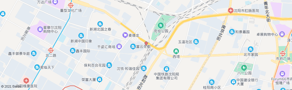 沈阳兴工街虹桥路_公交站地图_沈阳公交_妙搜公交查询2024