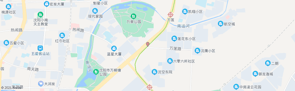 沈阳万柳塘路万莲路_公交站地图_沈阳公交_妙搜公交查询2024