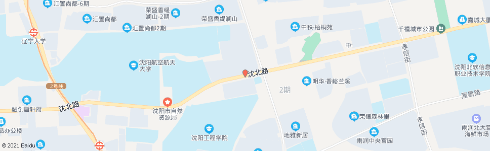 沈阳沈北路盛京大街_公交站地图_沈阳公交_妙搜公交查询2024