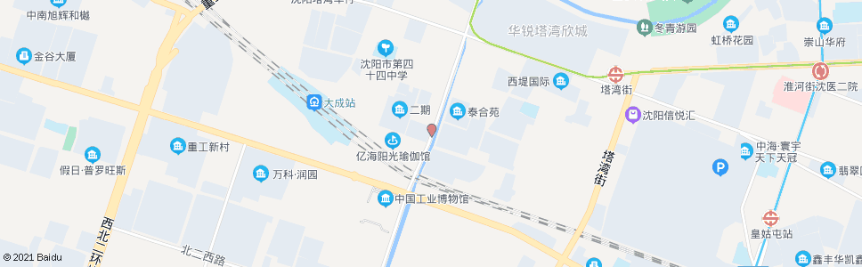 沈阳向工街明廉路_公交站地图_沈阳公交_妙搜公交查询2024