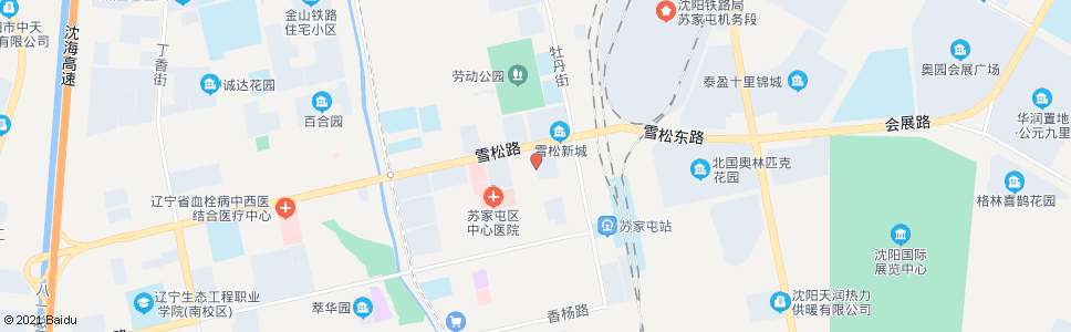 沈阳玫瑰街北九路_公交站地图_沈阳公交_妙搜公交查询2024