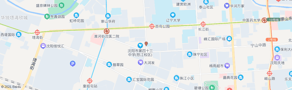 沈阳赤山路怒江街_公交站地图_沈阳公交_妙搜公交查询2024