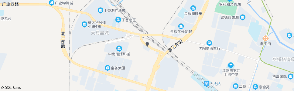 沈阳广业路重工街_公交站地图_沈阳公交_妙搜公交查询2024