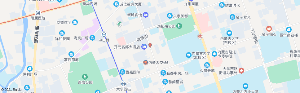 呼和浩特锦江国际大酒店_公交站地图_呼和浩特公交_妙搜公交查询2024