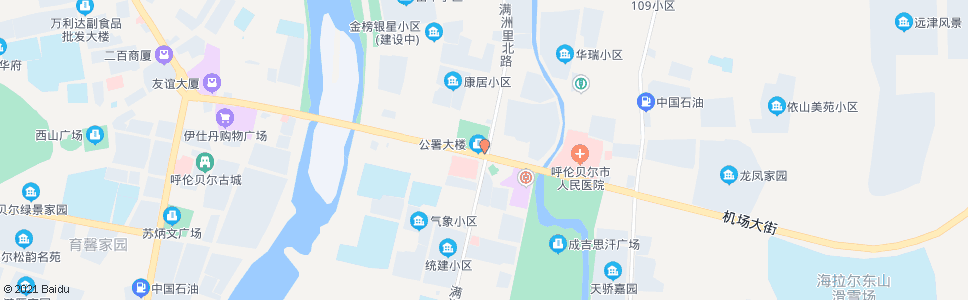 呼伦贝尔原3834_公交站地图_呼伦贝尔公交_妙搜公交查询2024