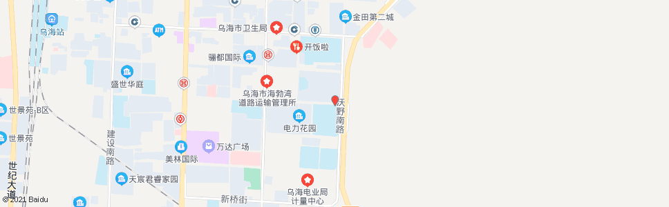乌海四中_公交站地图_乌海公交_妙搜公交查询2024
