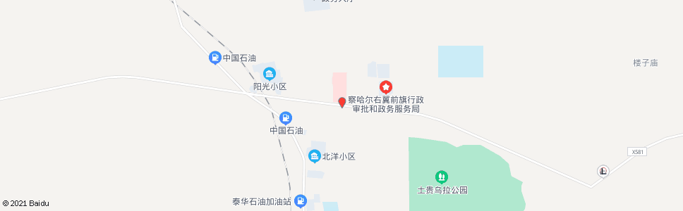 乌兰察布前旗医院_公交站地图_乌兰察布公交_妙搜公交查询2024