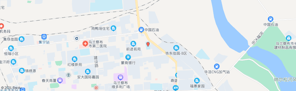 乌兰察布前进路小学_公交站地图_乌兰察布公交_妙搜公交查询2024