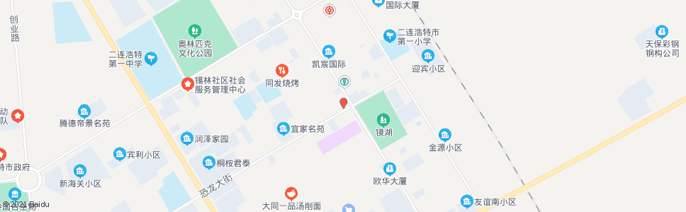 锡林郭勒华联商厦酒店超市_公交站地图_锡林郭勒公交_妙搜公交查询2024