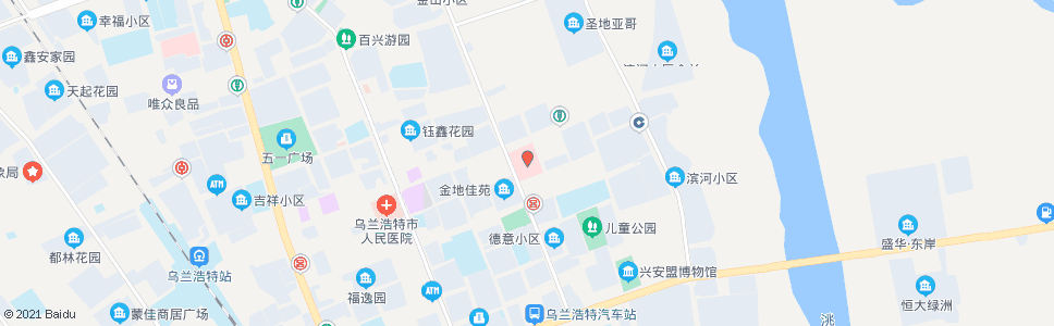 兴安盟市医院_公交站地图_兴安盟公交_妙搜公交查询2024