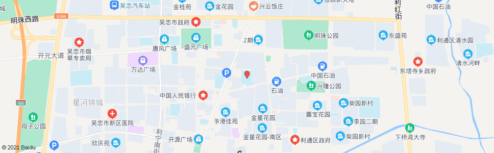 吴忠盛元小学_公交站地图_吴忠公交_妙搜公交查询2025