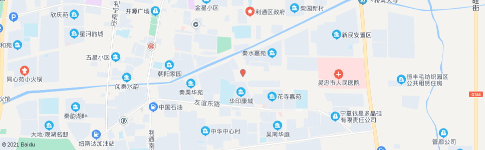 吴忠上桥街道办事处_公交站地图_吴忠公交_妙搜公交查询2024