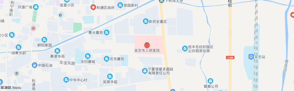 吴忠市医院_公交站地图_吴忠公交_妙搜公交查询2025