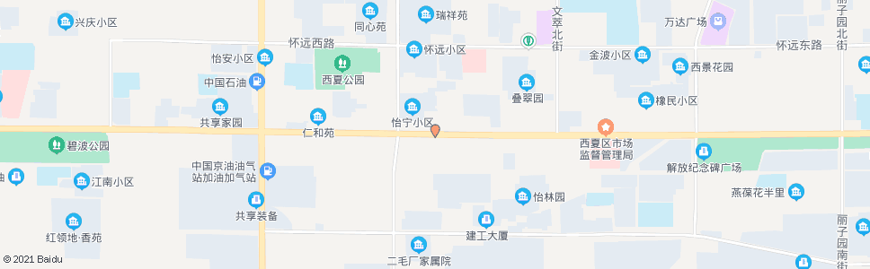 银川同心路市场东_公交站地图_银川公交_妙搜公交查询2024