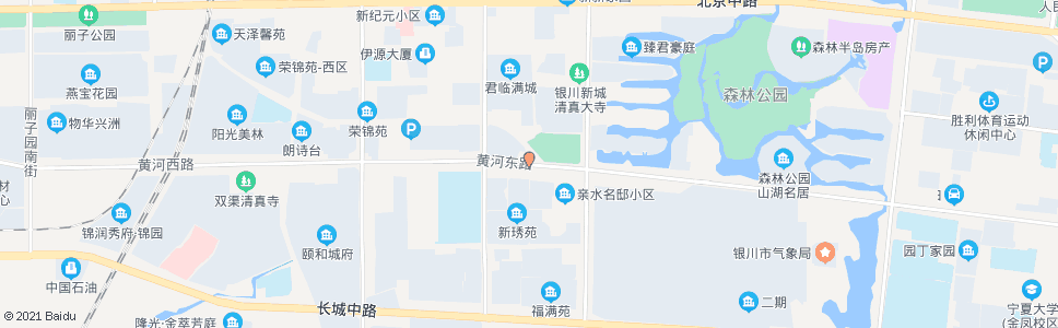 银川黄河路满城街口_公交站地图_银川公交_妙搜公交查询2024