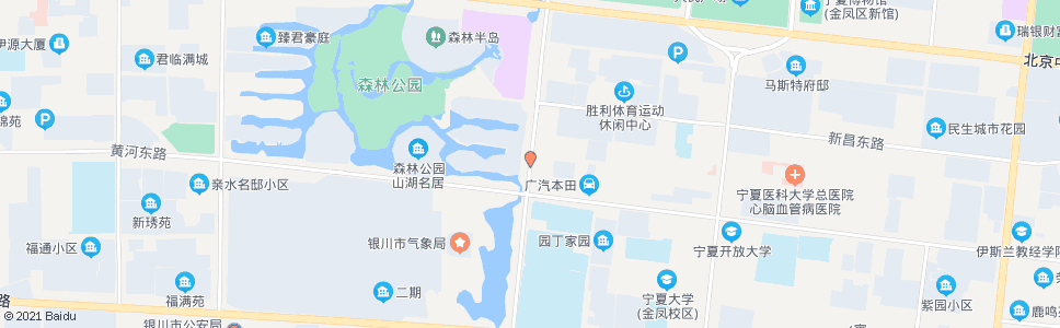 银川亲水街黄河路口_公交站地图_银川公交_妙搜公交查询2024