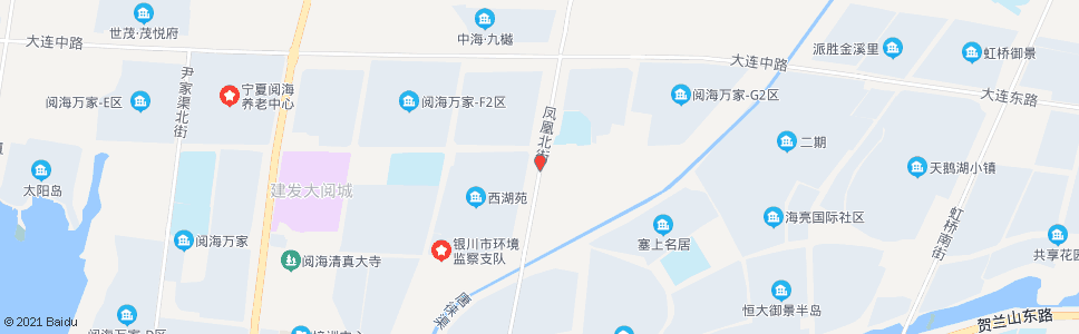 银川凤凰街阅福路口_公交站地图_银川公交_妙搜公交查询2024