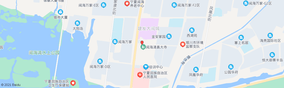 银川建发大阅城南_公交站地图_银川公交_妙搜公交查询2024