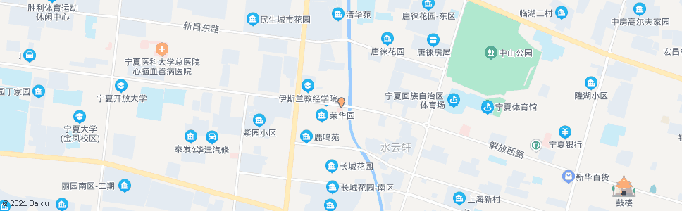 银川西门桥_公交站地图_银川公交_妙搜公交查询2024