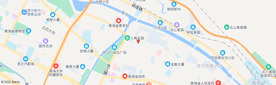 西宁北大街_公交站地图_西宁公交_妙搜公交查询2024