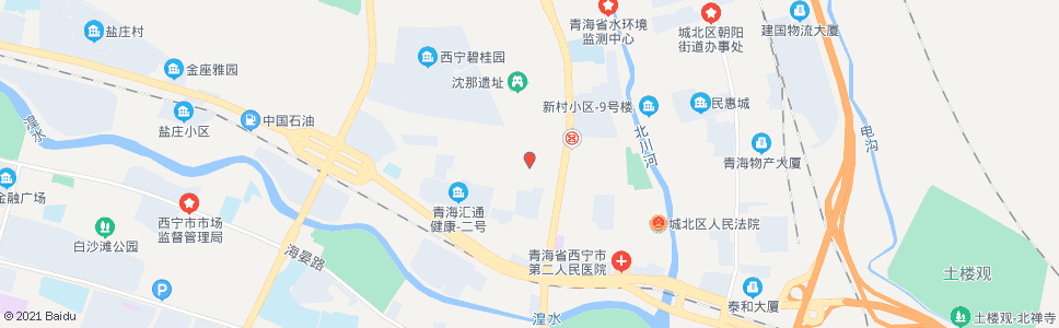 西宁建设巷市场_公交站地图_西宁公交_妙搜公交查询2025