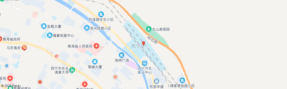 西宁西宁火车站_公交站地图_西宁公交_妙搜公交查询2024