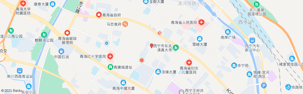 西宁南小街_公交站地图_西宁公交_妙搜公交查询2024