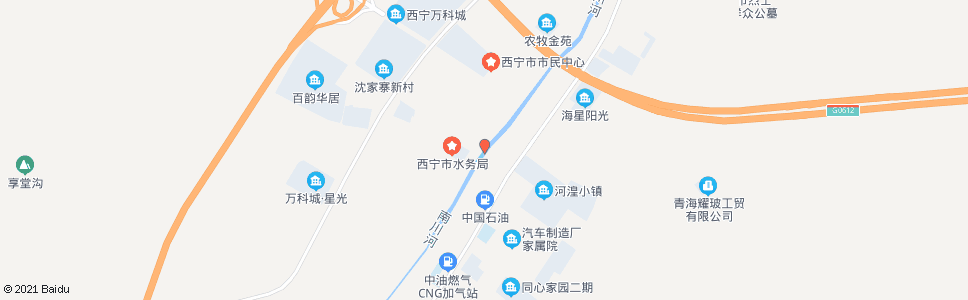 西宁海山桥_公交站地图_西宁公交_妙搜公交查询2024