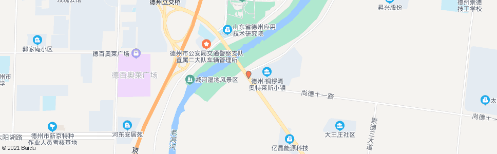 德州大雁岛_公交站地图_德州公交_妙搜公交查询2024