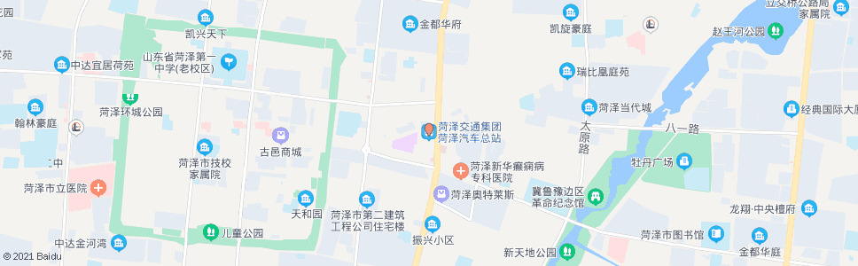 菏泽汽车总站_公交站地图_菏泽公交_妙搜公交查询2024