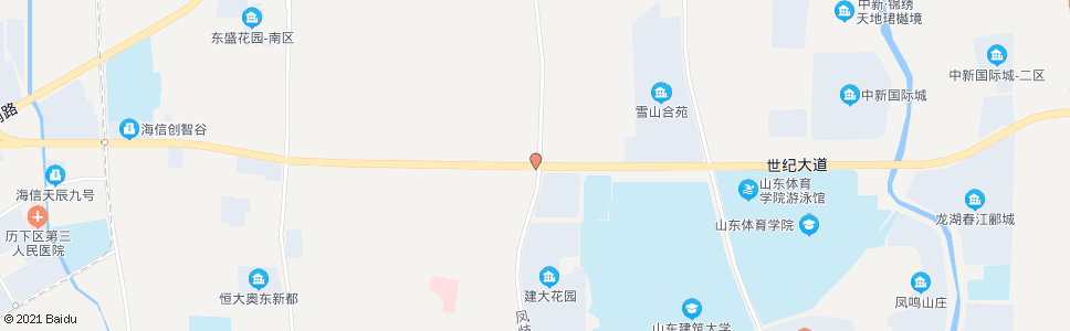 济南凤岐路世纪大道_公交站地图_济南公交_妙搜公交查询2025