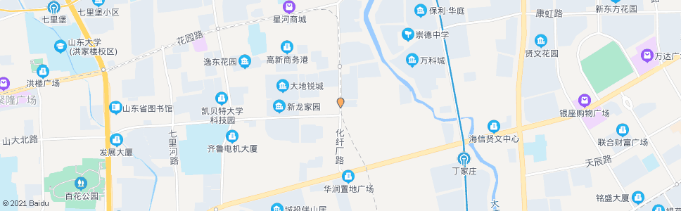 济南化纤厂路华龙路_公交站地图_济南公交_妙搜公交查询2025