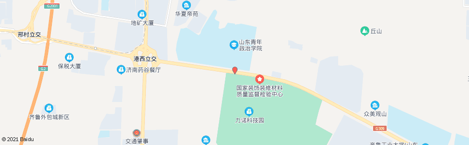 济南山青院_公交站地图_济南公交_妙搜公交查询2024