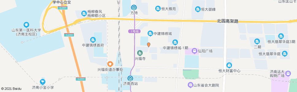 济南齐州路兴福寺路_公交站地图_济南公交_妙搜公交查询2025