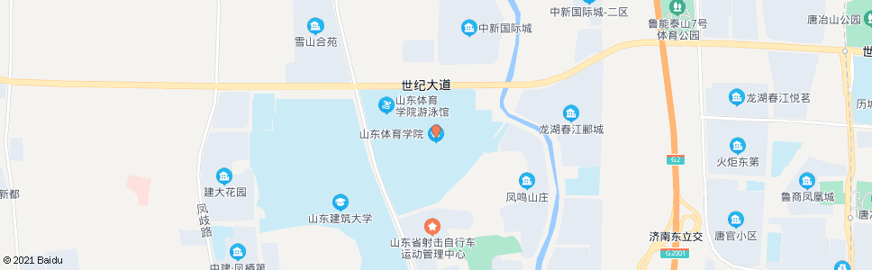 济南山东体育学院_公交站地图_济南公交_妙搜公交查询2025