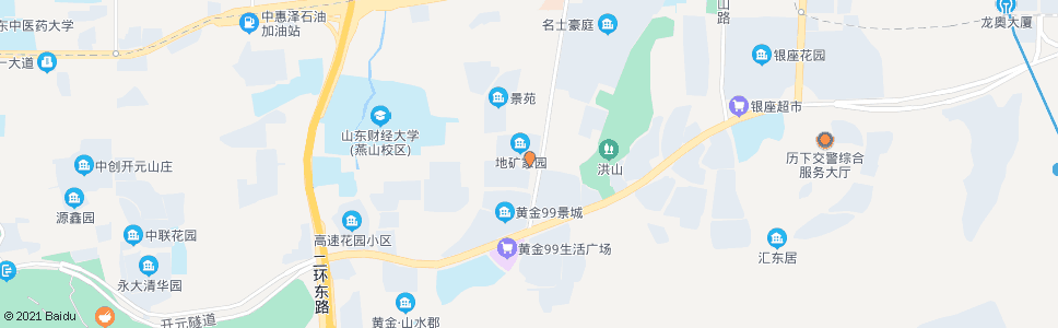 济南荆山路中段_公交站地图_济南公交_妙搜公交查询2025