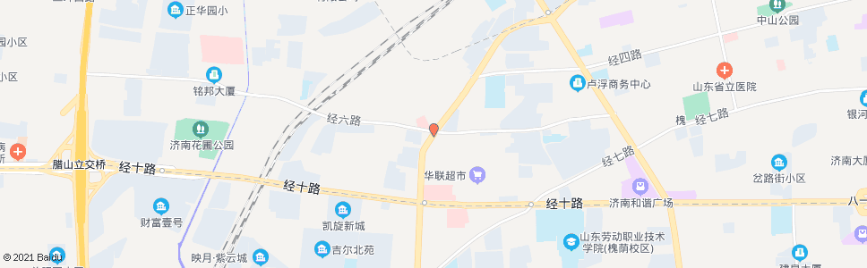 济南营市街经六路_公交站地图_济南公交_妙搜公交查询2025