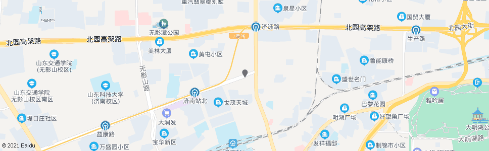 济南堤口路东口_公交站地图_济南公交_妙搜公交查询2025