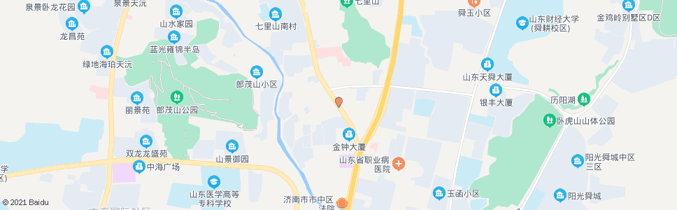 济南英雄山路七里山路_公交站地图_济南公交_妙搜公交查询2025