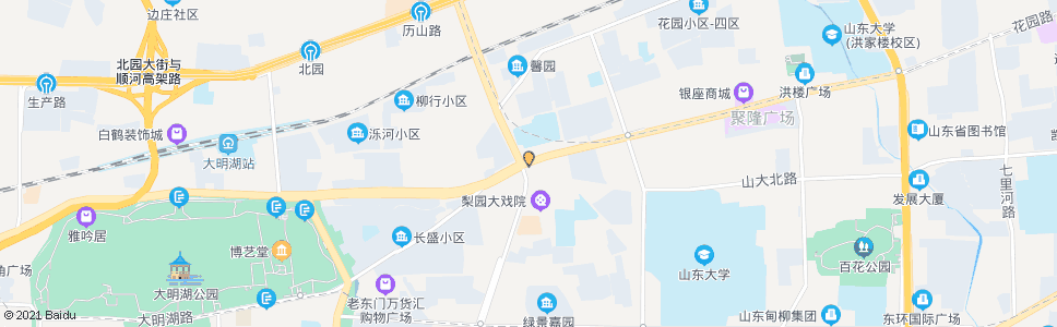 济南花园路(历山路)_公交站地图_济南公交_妙搜公交查询2024