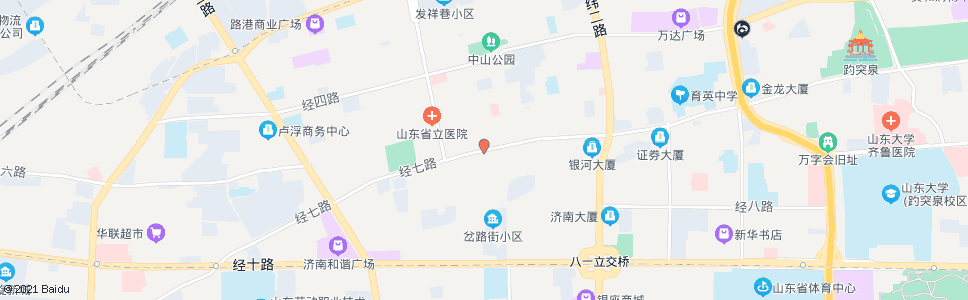 济南经七路小纬六路_公交站地图_济南公交_妙搜公交查询2025