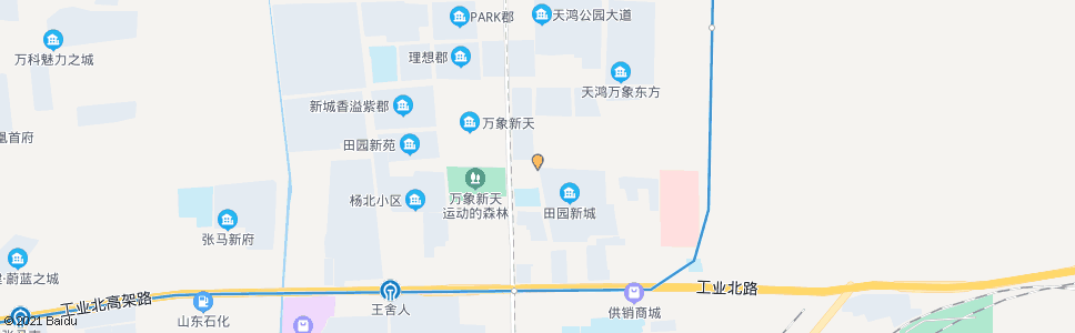 济南凤凰路杨家路_公交站地图_济南公交_妙搜公交查询2024